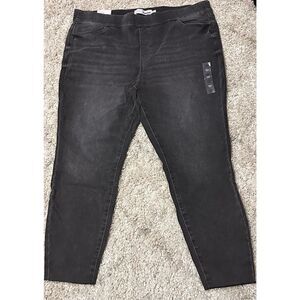 New with tags Womens Sonoma Jegging Jeans 20W Skinny Leg Raw Hem Stretch Denim G